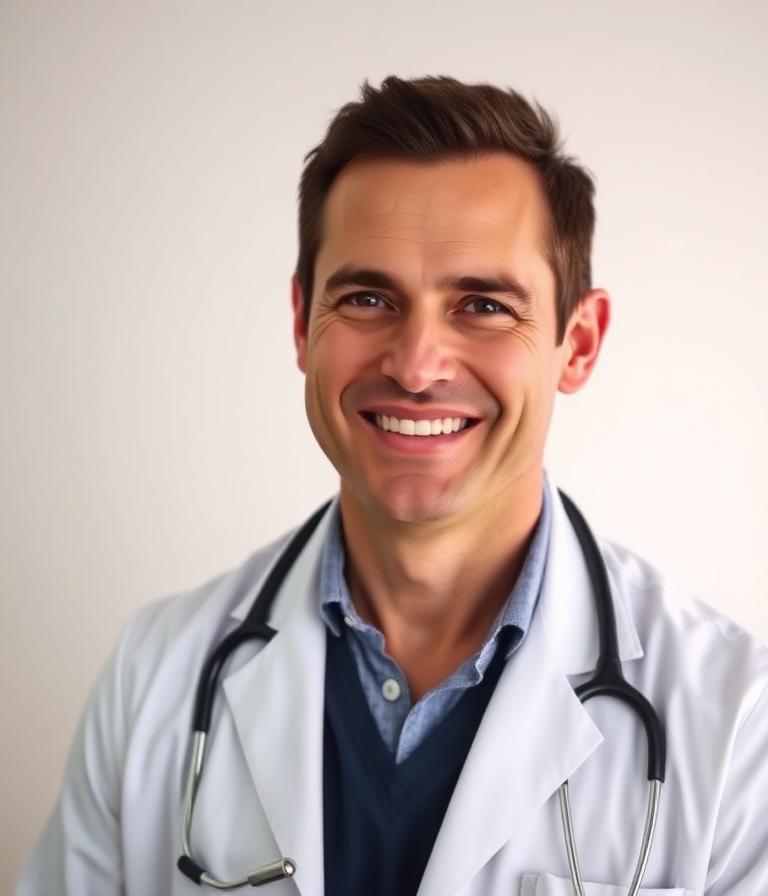 Retrato de Dr. Bruno Bustos